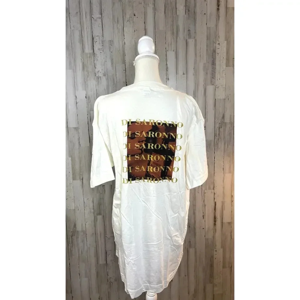 Pro‎ Ace Disarono Men's Large White Graphic Print Short Sleeve T-Shirt